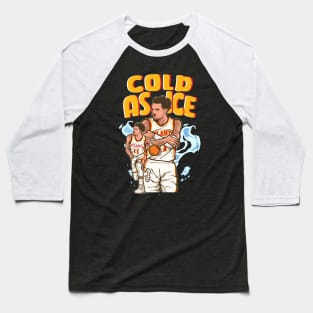 Trae Young "Cold As Ice" Cartoon Baseball T-Shirt